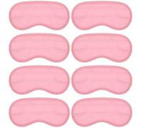 Toyvian 16 Pièces Masque de Sommeil Yeux Rose en Polyester à Double | Occultant, pour Étudiants et Voyageurs, Déplacement en Bus ou Vol, Léger et Facile à Emporter Couleur Aléatoire