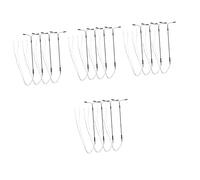 Toyvian 16 Pièces Modèle De Lampadaire Lumineux Modèle De Lumières De Maison De Poupée Mini Lampadaire De Jardin Lampadaire De Train Ferroviaire Miniatures Métal Matériel Acier Inoxydable