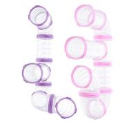 Toyvian 16 Pièces Tubes de Jeu pour Hamsters Tunnel Transparent pour Accessoires de Cage à Hamster pour Exploration et Activité Physique