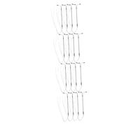 Toyvian 16pièces Mini Lampadaire De Rue Miniature Modèle Échelle Pour Décor De Maison Et Paysage Bricolage Lumières Led Réalistes Pour Scènes Miniatures Et Maquettes