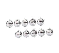 Toyvian 18 Boules à Facettes en Verre Miroir Boules Disco Réfléchissantes 2 CM et 6 CM à Suspendre Décoration Festive pour Bar Mariage Noël et Fêtes