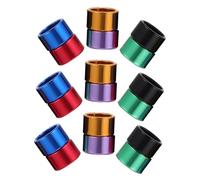 Toyvian 18 Pcs Bague D'identification Pigeon Voyageur Bandes De Marquage D'oiseau Bandes De Pattes De Perruche Bagues D'oiseau Colorées à Code Couleur Aluminium