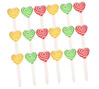 Toyvian 18 Pcs Ballons Bonbons Gonflables avec Cœur Transparent Décorations de Fête Légères et Portables pour et Accessoires Photo