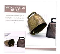 Toyvian 18 Pcs Lot de Cloches Vintage pour Animaux Petites Cloches Légères pour Décoration et de Bétail Moutons Chèvres et Animaux de Compagnie