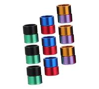 Toyvian 18pièces Bagues Identification pour Pigeons Aluminium Bagues De Patte pour Pigeons Voyageurs Ouvertes pour Oiseaux