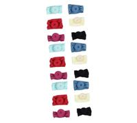 Toyvian 18pièces Bandeaux Garçon Fille Unisexe Turbans Mode Garçon Fille Avec Nœud Accessoires Coiffure Nés