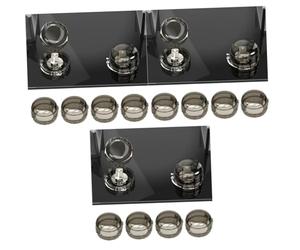 Toyvian 18pièces Couvercle De Bouton De Cuisinière Pour Sécurité Garçon Fille Cache De Pour Gazinière Compatible Majorité Des Cuisinières Design Transparent Pour Intégrer