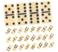 Toyvian 1Ensemble Dominos Classique Jeu de Société pour Adultes et Familles pour Parties et Événements Sociaux Ensemble Légèrement Équilibré pour Divertissement