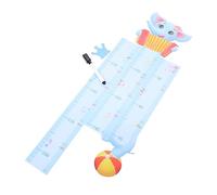 Toyvian 1ensemble Sticker Mural De Mesure De Pour Garçon Fille Autocollant Design Animaux Cartoons Pour Décoration Des Garçon Fille Toise Amovible Pour La Des Tout-petits