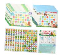 Toyvian 1ensemble Tableau Autocollants Apprentissage De Propreté Pour Garçon Fille Kit De Récompense Et Amusant Pour Garçons Et Filles Ferme Dinosaure Aide à Développer De Bonnes