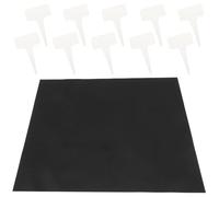 Toyvian 1Ensemble Tapis Auto Irrigant pour Plantes Coussin Capillaire Noir avec Étiquettes pour Hydroponie et Arrosage Intérieur Protection la Sécheresse