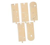 Toyvian 1ensemble Toise Épissée Pour Règle De Décorative Avec Design Installation Sans Outils Mesure De Pour Chambre