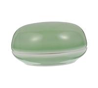 Toyvian 1pièce Boîte à Encre Céramique Portable Étui Vintage Pour Tampon Encre Contenant Pratique Pour Et Stockage Porcelaine De Style Ancien
