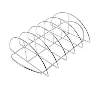 Toyvian 1pièce Rack à Steak Acier Inoxydable Support De Barbecue pour Grillade De Viande Accessoire De Cuisine Extérieure Outil De BBQ à Haute Température