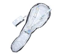 Toyvian 1pièce Sac à De Guitare Transparent Pc Housse Étanche pour Guitare Folk Sac De Transport Pratique Et Stylé