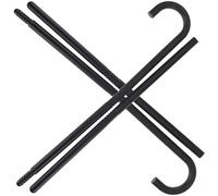 Toyvian 2 Bâtons de Marche Cosplay Magicien en Plastique, Baguettes Magiques 4 Sections, Accessoires de Théâtre pour Spectacle et Fête, Lot de 2 Bâtons de Magicien pour Adultes et Enfants