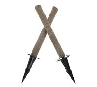 Toyvian 2 Ensembles Artificial Tree Trunk Stake Replacement Rod for Bonsai DIY Plant Insert Pole Accessories for Faux Topiary Ball Potted Plant Crafting