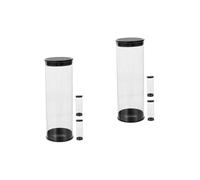 Toyvian 2 Ensembles Boîte De Rangement pour Balles Lot de Tube Transparent Pc pour Affichage Et Collection De Balles Pratique Et Compact pour Et Magasin 3 Pièces * 2