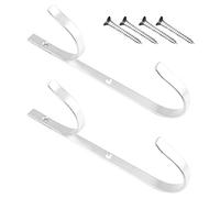 Toyvian 2 Ensembles Crochet pour Tuyau Arrosage Organisateur Pratique pour Jardin Crochets Vis Accessoires de Jardinage pour Extérieur