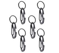 Toyvian 2 Ensembles D Acier Inoxydable Multifonctionnel pour Escalade Et Activités De Plein Air Porte Clé Et Décapsuleur Pratique 6 Pièces * 2