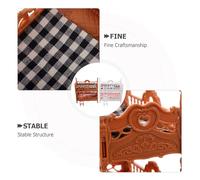 Toyvian 2 Ensembles de Lits superposés Miniatures : Meubles de Chambre pour Maison de poupée - Mini Lits superposés avec Matelas et échelle pour Jeux de rôle pour Enfants