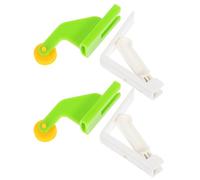 Toyvian 2 Ensembles de poulies mécaniques pour Enfants pour expériences scientifiques - Blocs de poulie Fixes à Pince de Table - Outils d'apprentissage de la Physique - Modèle de