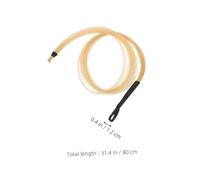Toyvian 2 Ensembles Erhu Bow Replacement Hair Natural Genuine Horsetail Durable Elastic For Chinese String Instruments