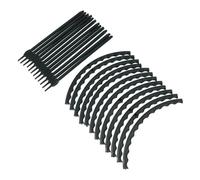 Toyvian 2 Ensembles pergola de Fleurs étagère à Plantes de Jardin Support de Treillis pour Plantes Support de Cage végétal des Stands Support de Jardin Plastique Vert