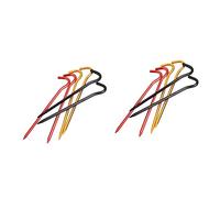 Toyvian 2 Ensembles Piquets De Aluminium Piques De Camping Résistants Durables pour Tentes Auvents Accessoires De Camping 6 Pièces * 2