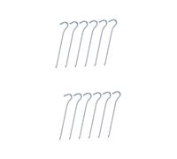 Toyvian 2 Ensembles Piquets Résistants pour Camping Bivouac Accessoires De Fixation Durable pour Bâches Auvents 6 Pièces * 2