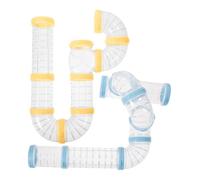 Toyvian 2 Ensembles Tunnels DIY pour Hamsters Kit de Tubes Connecteurs Transparente pour Cage Accessoire Pratique et pour Animaux de Compagnie pour Activité et Exploration