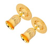 Toyvian 2 Ensembles Vintage Judaica Chalice Goblet with Saucer Alloy Wine Cups for Jewish Sabbath Havdalah Rituals