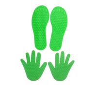 Toyvian 2 Marqueurs Sensoriels Antidérapants Verts pour Mains et Éducatif Coordination Motrice pour Garçon Fille Tapis Sensoriel Éducatif pour Maternelle et Entraînement Corporel