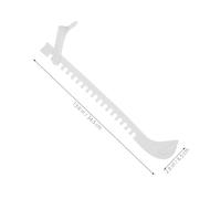 Toyvian 2 Paires Protège Lames Réglables pour Patins à Glace Protections Durables avec Boucles Couvre Patins de Hockey et Artistique pour Garçon Fille et Adultes Accessoires Patinage