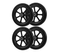 Toyvian 2 paires Roues de Rechange Fauteuil Roulant Antidérapantes Solides Roues Frontales Robustes et Amortissantes pour Déambulateur et Poussette Kit pour Seniors