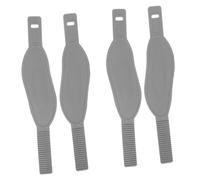 Toyvian 2 Paires Sangles de Pédale Vélo Appartement Réglables Larges et Durables Courroies de Fixation Confortables pour Accessoires de Vélo Fitness Lot pour Entraînement Sportif