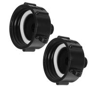 Toyvian 2 Pièces Adaptateur IBC pour Tuyau de Jardin Connecteur de Réservoir à Filetage Grossier pour Raccordement Facile Aux IBC Accessoires de Transfert pour Applications Agricoles