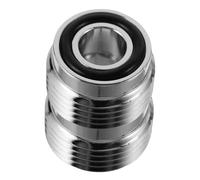 Toyvian 2 pièces Adaptateur Valve Plongée Din vers Yoke Connecteur Étanche pour Bouteille Doxygène sous Compatible Cylindres Installation Facile et Durable
