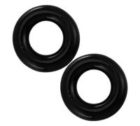 Toyvian 2 Pièces Anneau de Poids de Golf en Fer Noir pour Club, Accessoire D'entraînement pour Augmenter la Puissance et Améliorer la Stabilité Lors des Compétitions et Entraînements