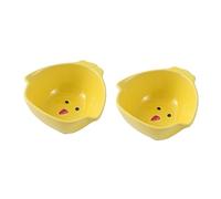Toyvian 2 Pièces Bac à Alimentation pour Oiseaux Set de Mangeoires à Poules Accessoire Pratique pour Petits Animaux Que Perroquets Pigeons Facile Utiliser