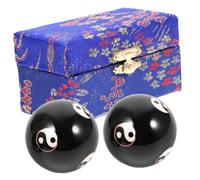 Toyvian 2 pièces Balles de Massage Métalliques Réutilisables Boules de Handball pour Soulagement Musculaire Massage des Mains et Détente pour Personnes Âgées Outil et Couleur Aléatoire
