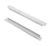 Toyvian 2 Pièces Barres en Acier Inoxydable Argentées pour Séparation de Bacs Gastronorm, Tiges de Support Polyvalentes Optimisant l'espace Cuisine Commerciale et Restauration