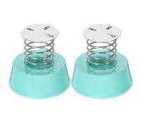 Toyvian 2 pièces Base Ressort pour Poupée à Secouer Tête Bleu Lac Accessoire de Bricolage pour Voiture et Poupée Base Flexible et Résistante pour Décoration Voiture