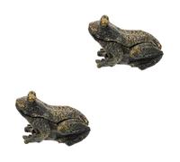 Toyvian 2 Pièces Boîte de Rangement de Clé Forme de Cachette de Clés Camouflée pour Jardin et Extérieur Résistante Aux Intempéries et Discrète