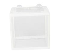 Toyvian 2 Pièces Boîte Disolement pour Poissons Petits Filets Délevage avec Ventouses Aquarium Déclosion pour Poissons Protection et Séparation des Alevins Couleur