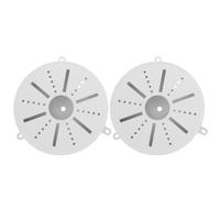 Toyvian 2 Pièces Boîtier de Gestion de Câbles Réduit la Perte de Signal Blanc Rond en Abs Montage Affleurant pour Caméras Dôme pour Bureaux et Hôtels