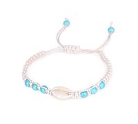 Toyvian 2 pièces Bracelet Tissé Blanc Fait Main Élégant pour Femmes Accessoire Mode Polyvalent pour Anniversaires et Cadeaux