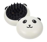 Toyvian 2 Pièces Brosse de Toilettage pour Animaux Silicone de Forme de Panda Brosse de Bain pour Chiens et Massages et Élimination des Poils Outil Pratique et Ergonomique