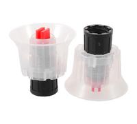 Toyvian 2 Pièces Buse de Pulvérisation à Atomisation pour Arrosoir de Jardin avec Protection Anti-dérive, Plastique et Métal, Adaptée aux Plantes et Espaces Urbains