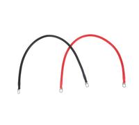 Toyvian 2 Pièces Câble de Batterie en Cuivre 16 Mm², Paire, Rouge et Noir, Câble D'onduleur avec Cosses, Raccordement Rapide pour Voiture et Camion, Transmission de Courant Élevée